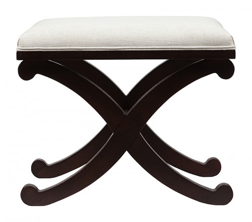 табурет x-leg stool белый лен в Таганроге