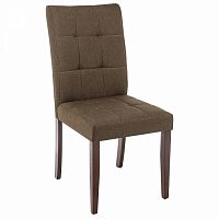стул деревянный madina dark walnut / fabric brown в Таганроге