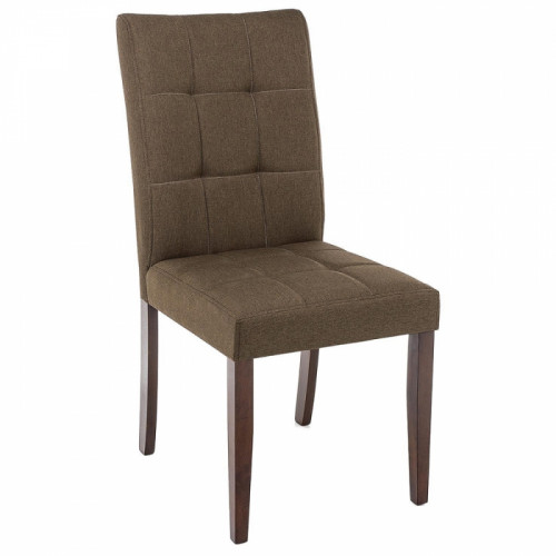 стул деревянный madina dark walnut / fabric brown в Таганроге