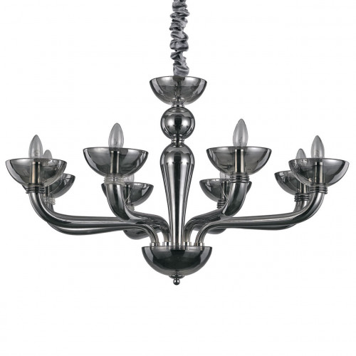подвесная люстра ideal lux casanova sp8 fume в Таганроге