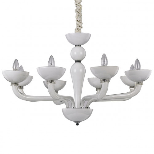 подвесная люстра ideal lux casanova sp8 bianco в Таганроге