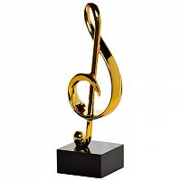 статуэтка скрипичный ключ золотая 17х10х33 в Таганроге