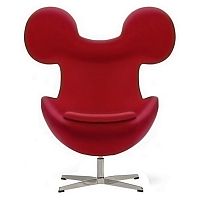 кресло egg mickey красное в Таганроге