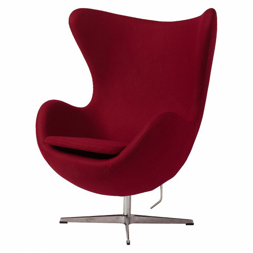 кресло egg chair бордовое в Таганроге
