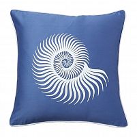 подушка с морской раковиной sea shell diamond-blue в Таганроге