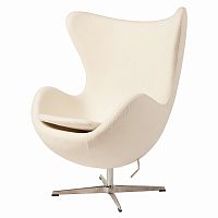кресло egg chair кремовое в Таганроге