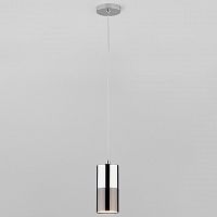 подвесной светильник eurosvet mini topper 50146/1 хром/черный жемчуг в Таганроге