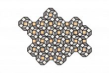 ковер parquet rhomb yellow 254x195 от gan в Таганроге