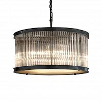 люстра essex crystal 68 черное основание, прозрачное стекло черное основание, прозрачное стекло в Таганроге