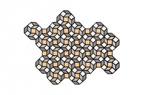 ковер parquet rhomb yellow 254x195 от gan в Таганроге