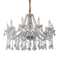 подвесная люстра omnilux ladispoli oml-89003-10 прозрачная в Таганроге