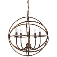подвесная люстра arte lamp kopernik a1703sp-5br в Таганроге