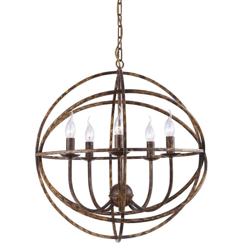 подвесная люстра arte lamp kopernik a1703sp-5br в Таганроге