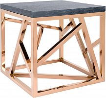 стол журнальный geometric графит, золото коричневый в Таганроге
