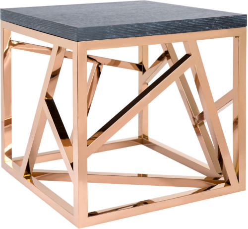 стол журнальный geometric графит, золото коричневый в Таганроге