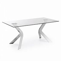 стол virginia 180x90 хром clear c103c07 от la forma (ex julia grup) в Таганроге