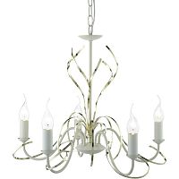подвесная люстра arte lamp cinta a1309lm-5wc белая в Таганроге