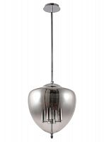 подвесная люстра crystal lux milagro sp4 a chrome серая в Таганроге