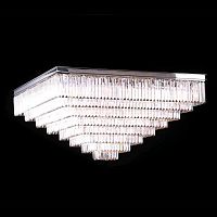 потолочная люстра newport 31133/pl nickel матовый никель, белая в Таганроге