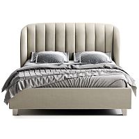 кровать двуспальная 180х200 серая tulip в Таганроге