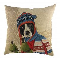 подушка с картинкой ski dogs border collie в Таганроге