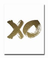постер xo золотой a4 в Таганроге