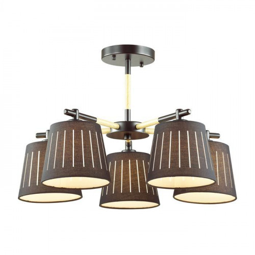 потолочная люстра odeon light nicola 4110/5 черная в Таганроге