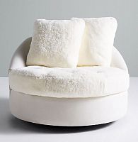 диван wool barwick swivel круглый белый в Таганроге