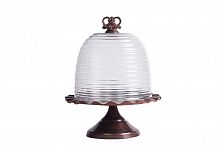 сервировочный поднос с куполом crystal dome dark grande в Таганроге