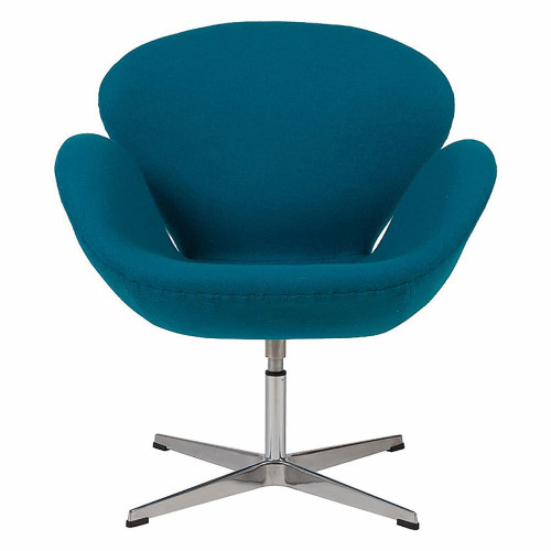 кресло swan chair темно-голубое в Таганроге