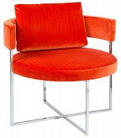кресло sirio velvet orange оранжевое в Таганроге