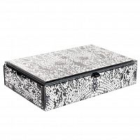 шкатулка для украшений кобра серая 23x15x5 см в Таганроге