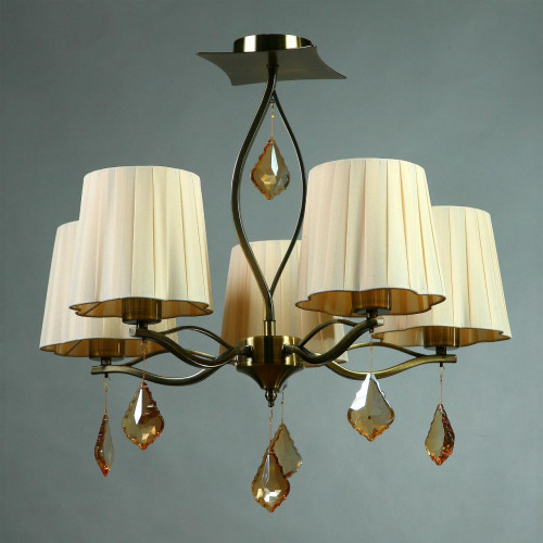 потолочная люстра brizzi bx03203/5 bronze cream в Таганроге