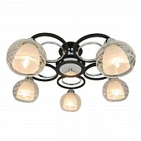 потолочная люстра arte lamp ginevra a1604pl-5bk в Таганроге