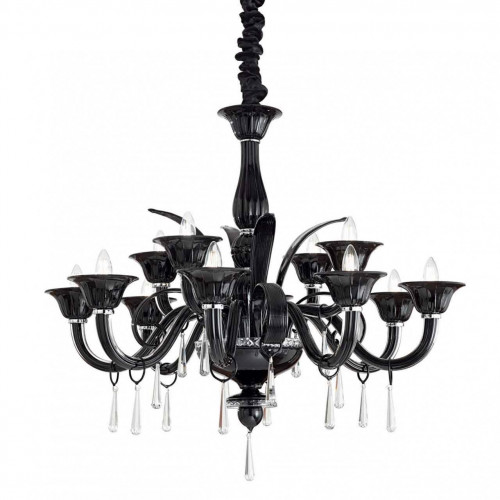 подвесная люстра ideal lux renoir sp12 nero в Таганроге