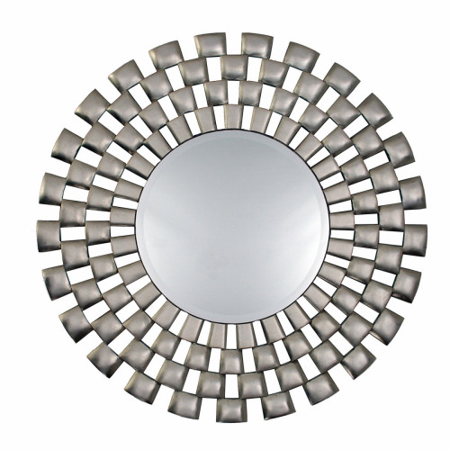 зеркало серебряное круглое большое в геометрической раме laviana в Таганроге