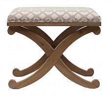 табурет деревянный мягкий x-leg stool коричневый в Таганроге