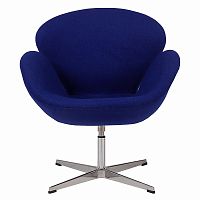 кресло swan chair синее в Таганроге