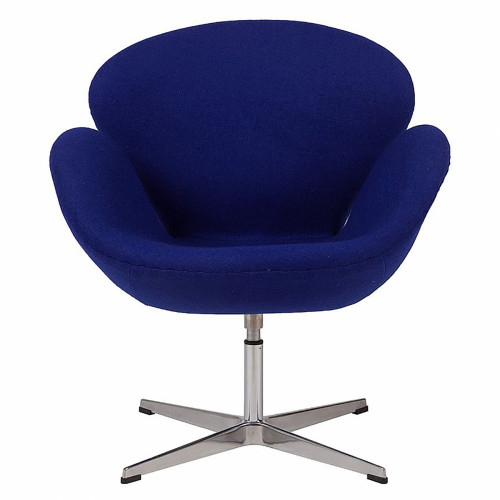 кресло swan chair синее в Таганроге