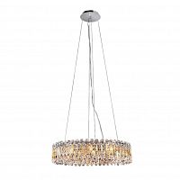 подвесная люстра crystal lux lirica sp10 d610 chrome в Таганроге