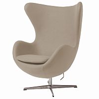 кресло egg chair бежевое в Таганроге