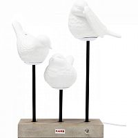 лампа настольная birds белая в Таганроге