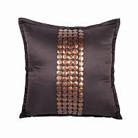 декоративная подушка handwork exclusive квадратная коричневая в Таганроге