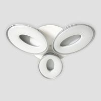 потолочная светодиодная люстра ambrella light orbital granule fg1020/3 wh 72w+36w d780 в Таганроге