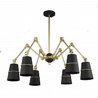 подвесная люстра st luce sorspreso sl458.422.06 черная в Таганроге