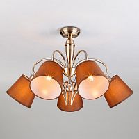 потолочная люстра eurosvet lilly 60074/5 античная бронза в Таганроге