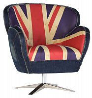 кресло aizek uk flag красное-синее в Таганроге