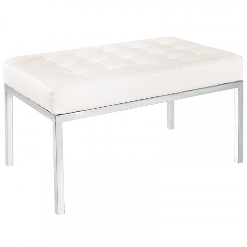 скамья bench белая кожа в Таганроге
