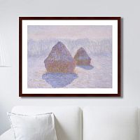 картина: haystacks (effect of snow and sun), 1891г. в Таганроге
