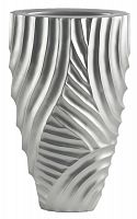 ваза с объемным рельефом 52 см frost pattern серебро в Таганроге